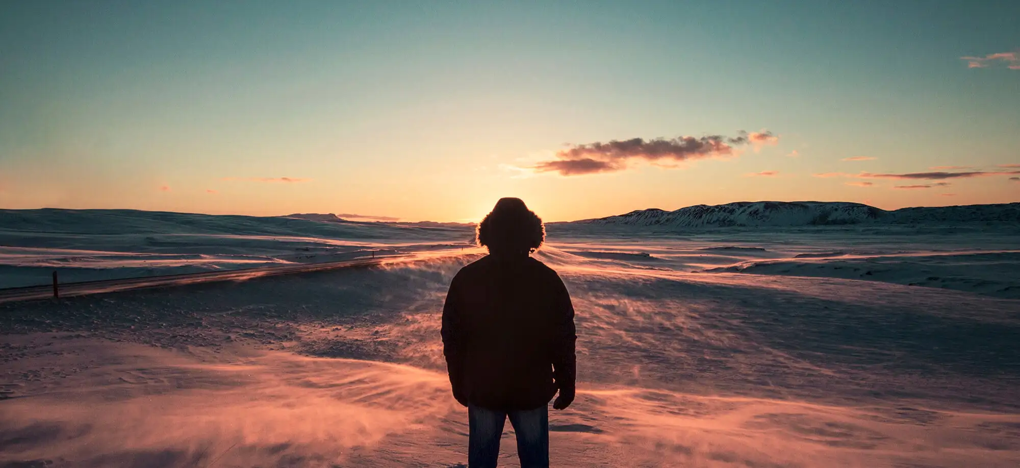 Sol de medianoche en Islandia